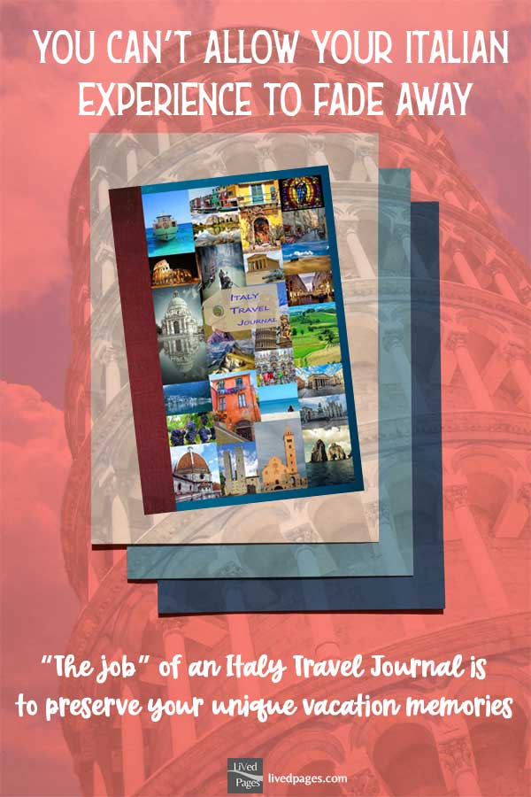 Simple Italy Travel Journal To Write In